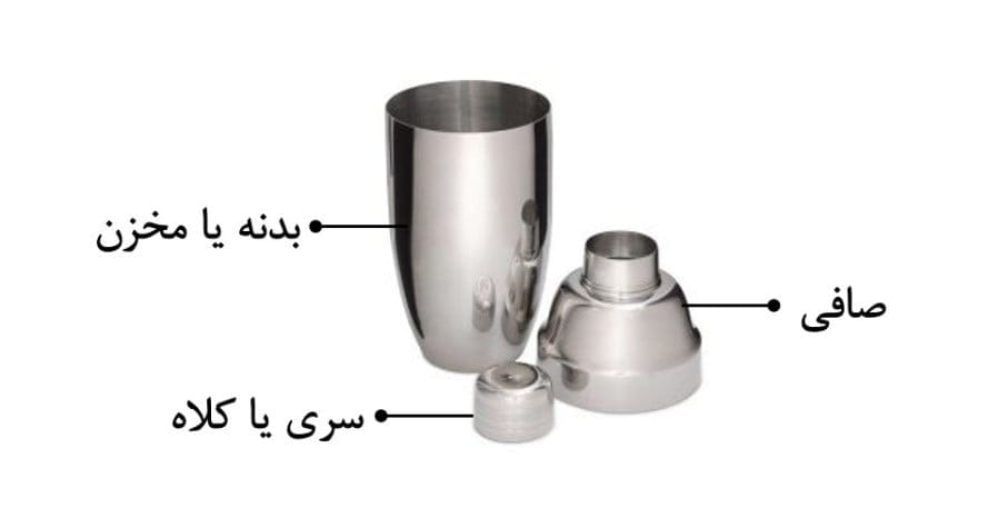 شیکر ( Shaker ) - ابزار بارتندینک و میکسولوژی